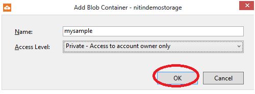 blob container